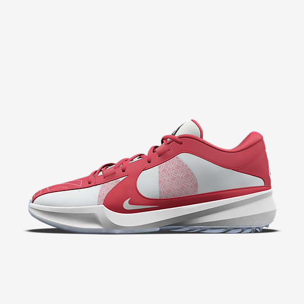 Hommes Rouge Basketball Chaussures. Nike CA